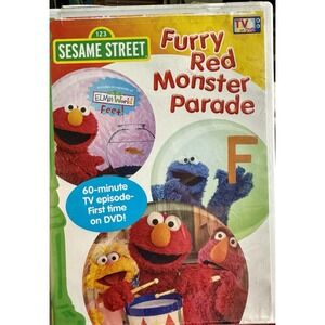 Furry Red Monster Parade (Sesame Street) DVD Elmo's World Full‎ TV episode